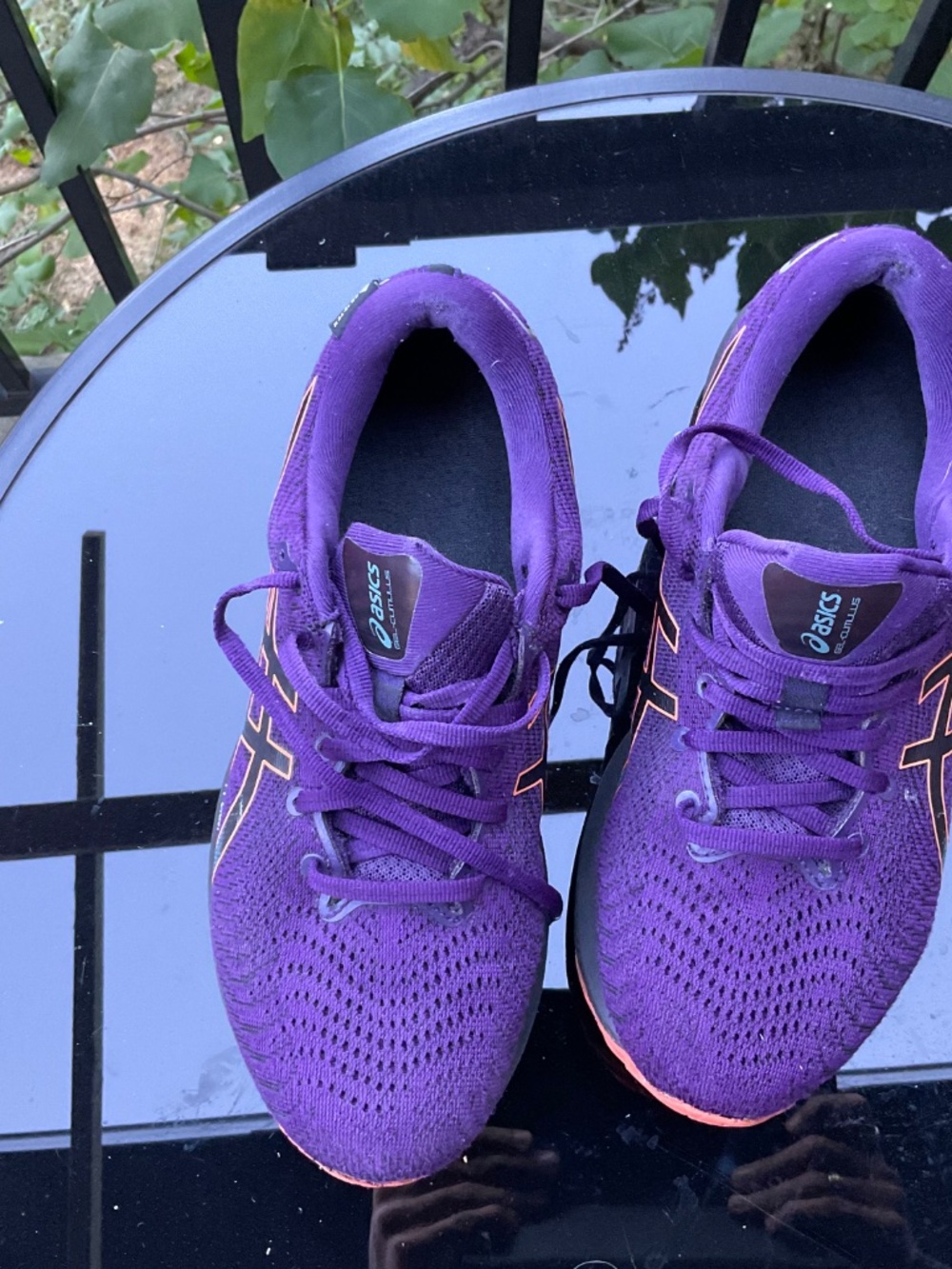 ASICS WOMNES Gel-Cumulus 24 Gore-Tex Size 9 Purple Running Shoes - Picture 5 of 9